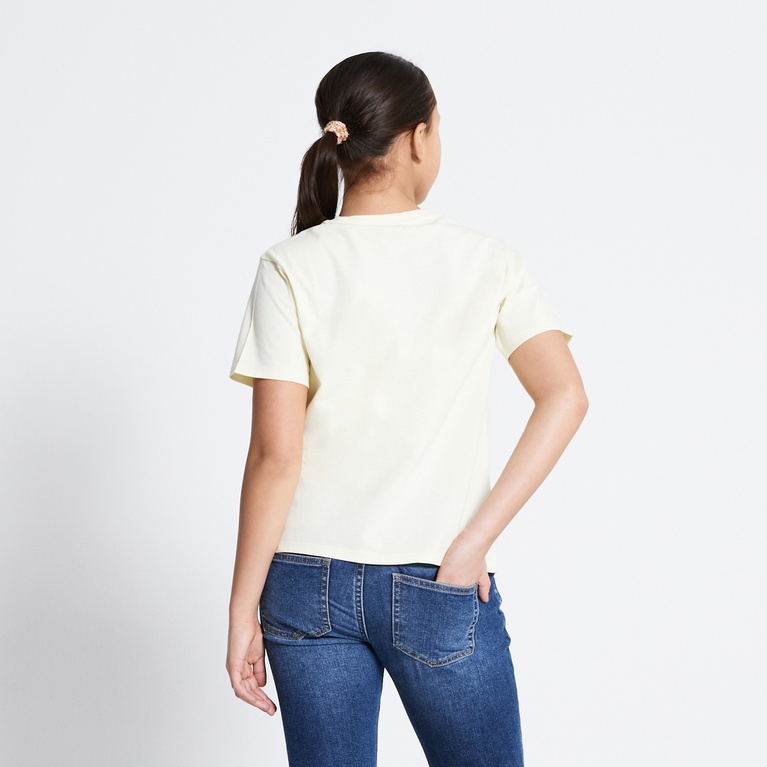 Printed tee "Dusty star" Light Yellow